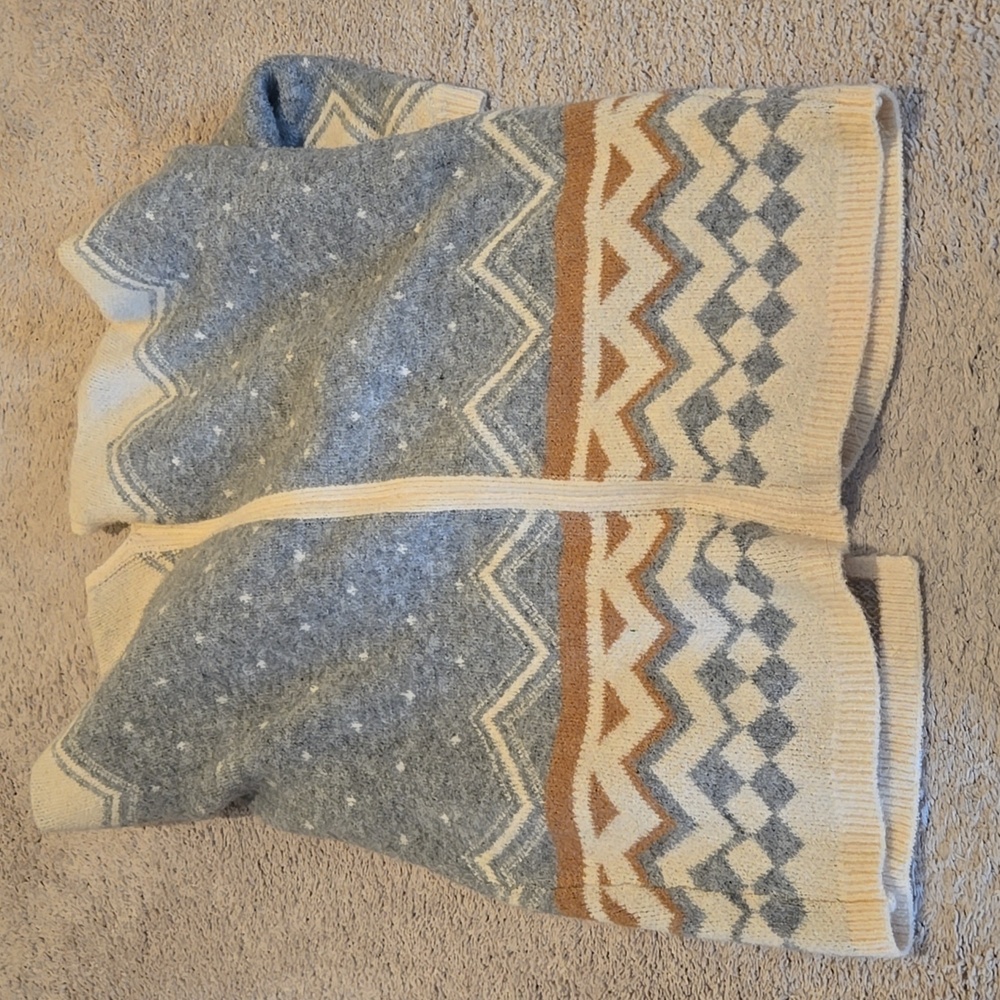 Patterned Cardigan Sweater - image 3